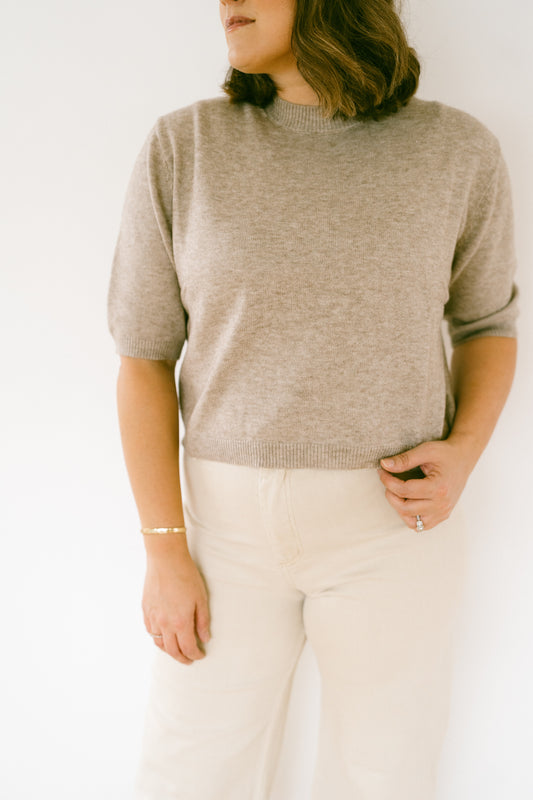 The Clara Short Sleeve Sweater