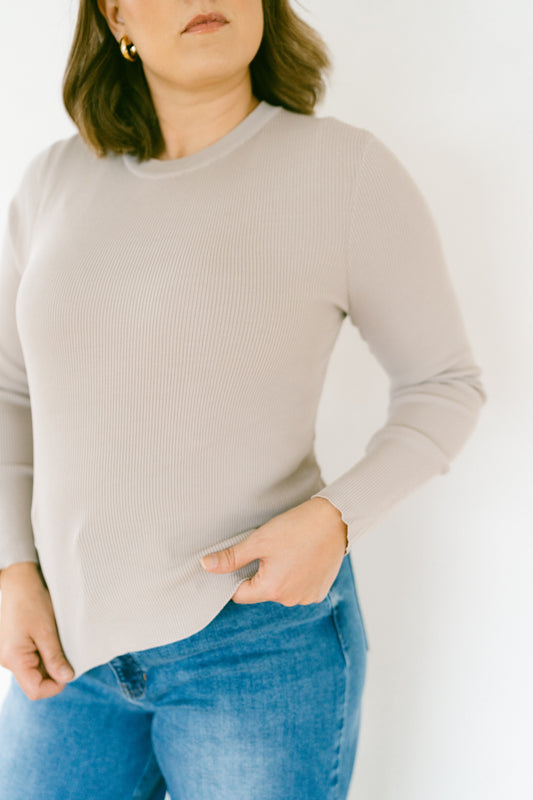 The Maeve Ribbed Top