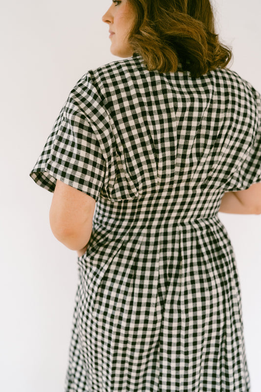 The Hadley Gingham Shirt Dress
