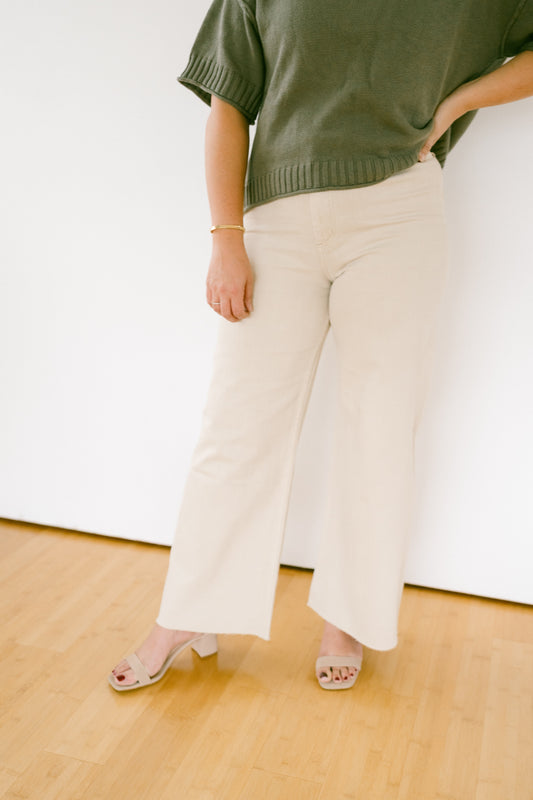 The Maeve High Rise Wide Leg Jean