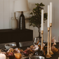 Gold Cast Iron Taper Candle Holders – Set of 3