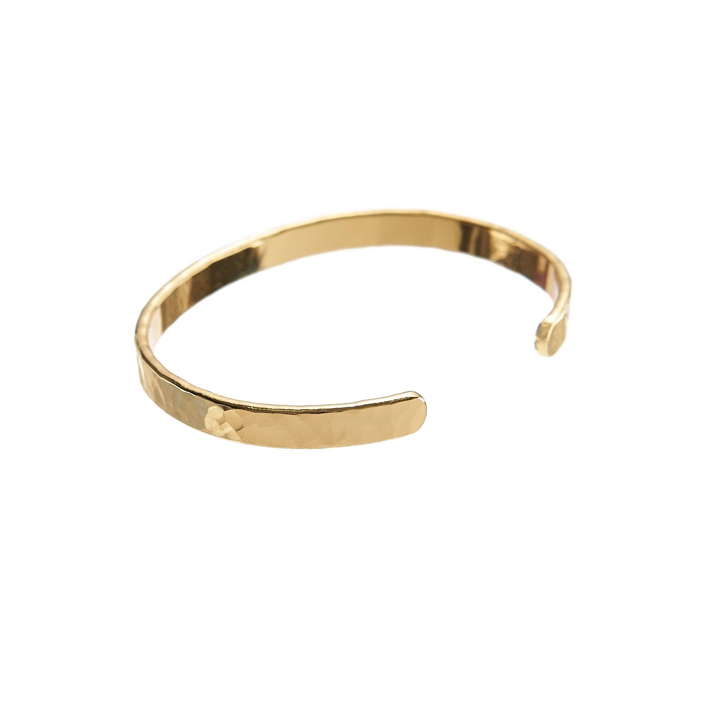 Gold Hammered Bangle