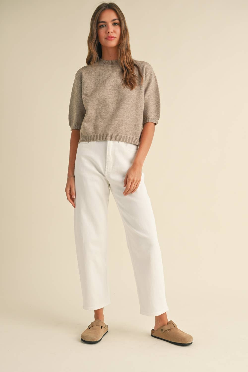 The Clara Short Sleeve Sweater