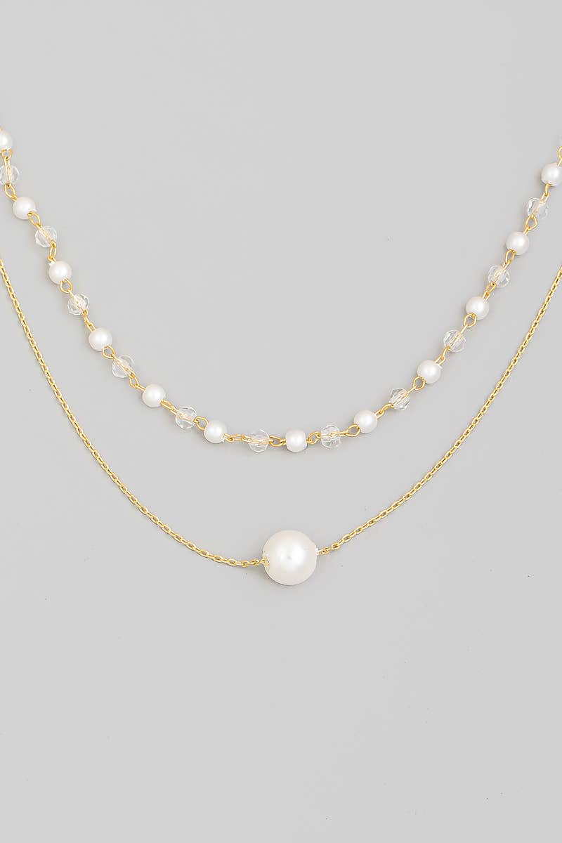 Ethereal Pearl Pendant Necklace