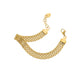 Gold Braided Band Bracelet