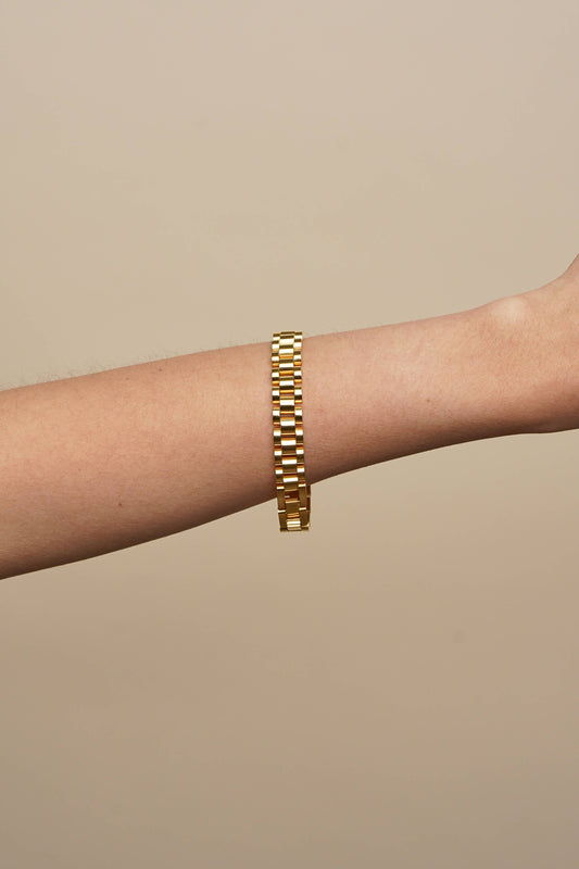 Brenda Grands - Gold Watch Band Bracelet