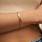 Gold Hammered Bangle