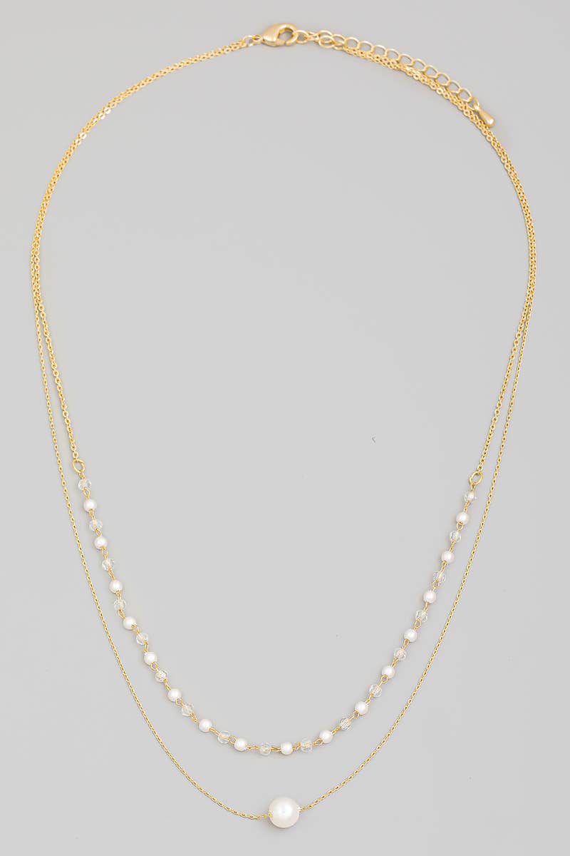 Ethereal Pearl Pendant Necklace