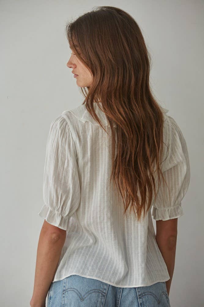 The Sorrento Ruffle Blouse