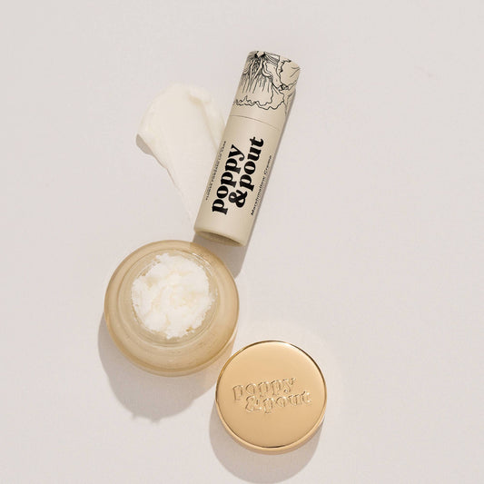 Poppy & Pout - Lip Care Duo, Marshmallow Creme