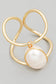 Golden Pearl Elegance Ring