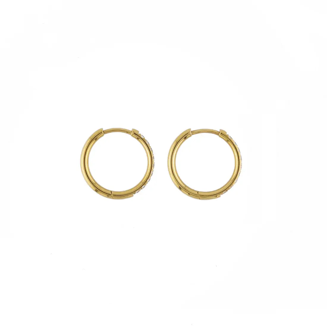 Luxe Diamond Hoops