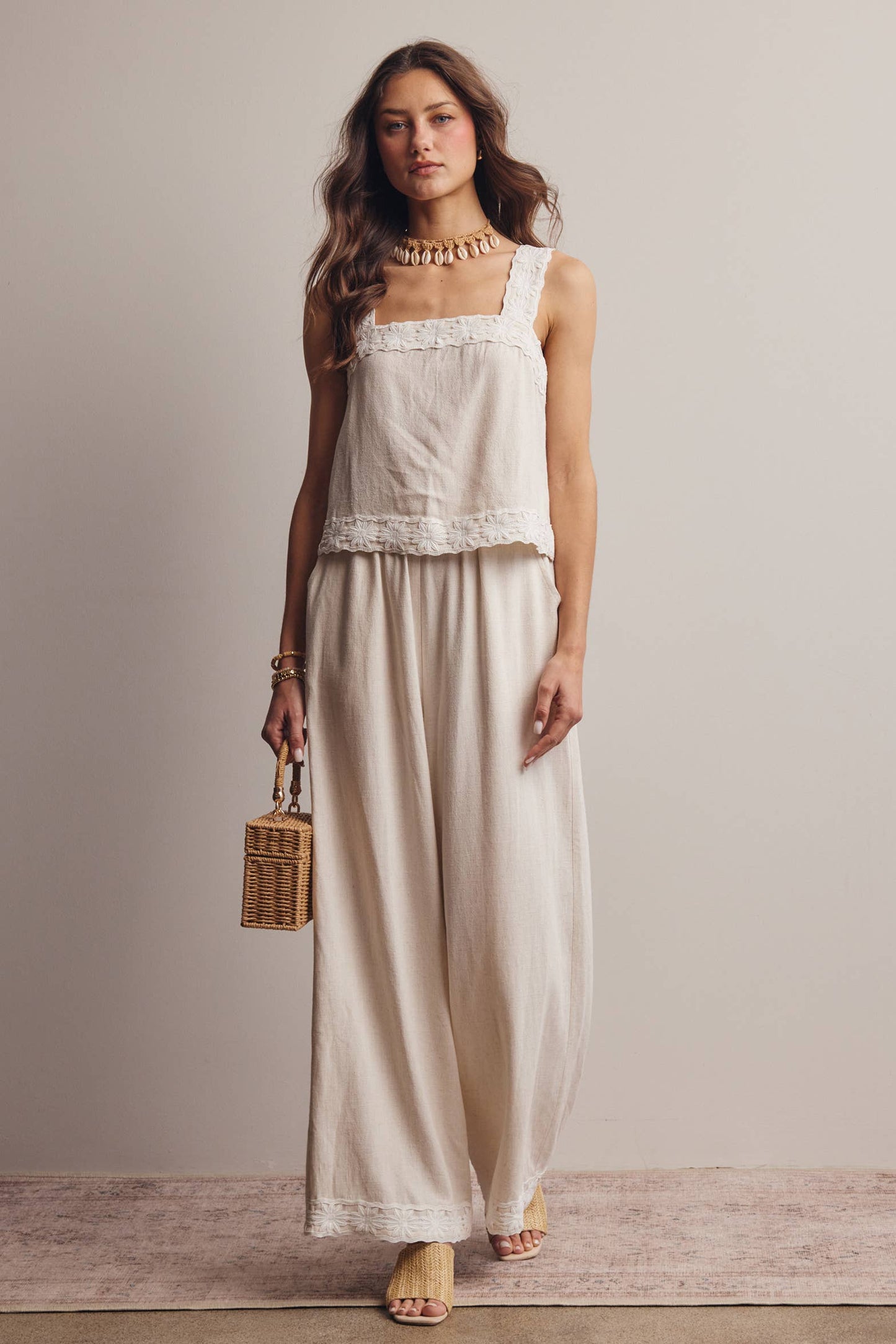The Marlowe Embroidered Tank