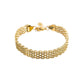 Gold Braided Band Bracelet