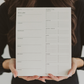 Weekly Meal Planning Notepad