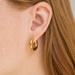 Gold Chunky Hoops Mini