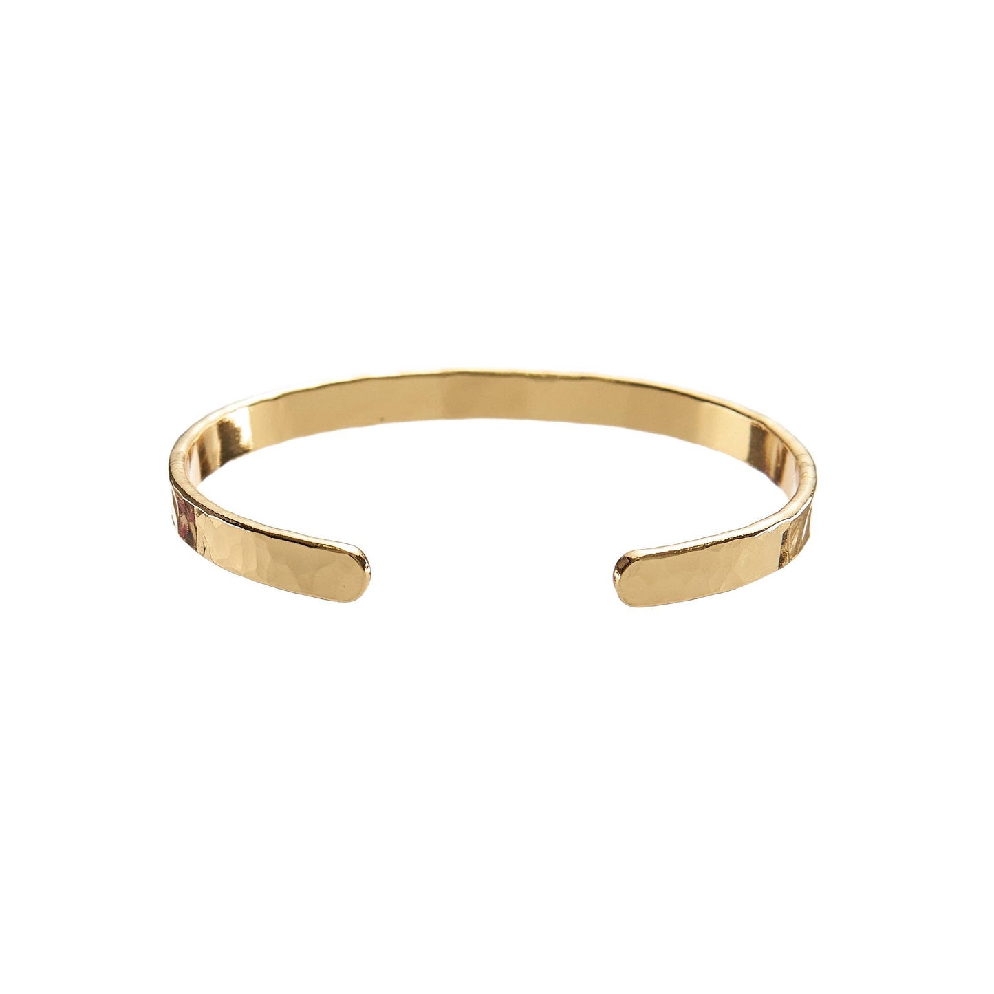 Gold Hammered Bangle