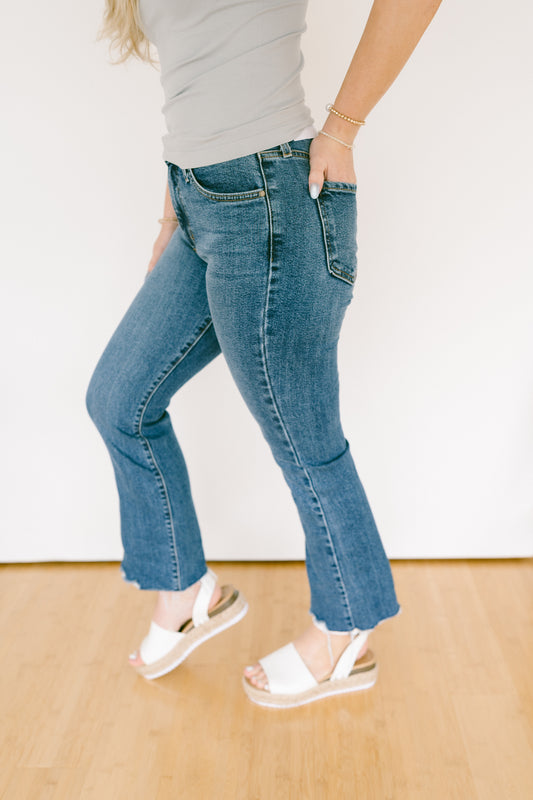 FINAL SALE - Vintage Cropped Flare