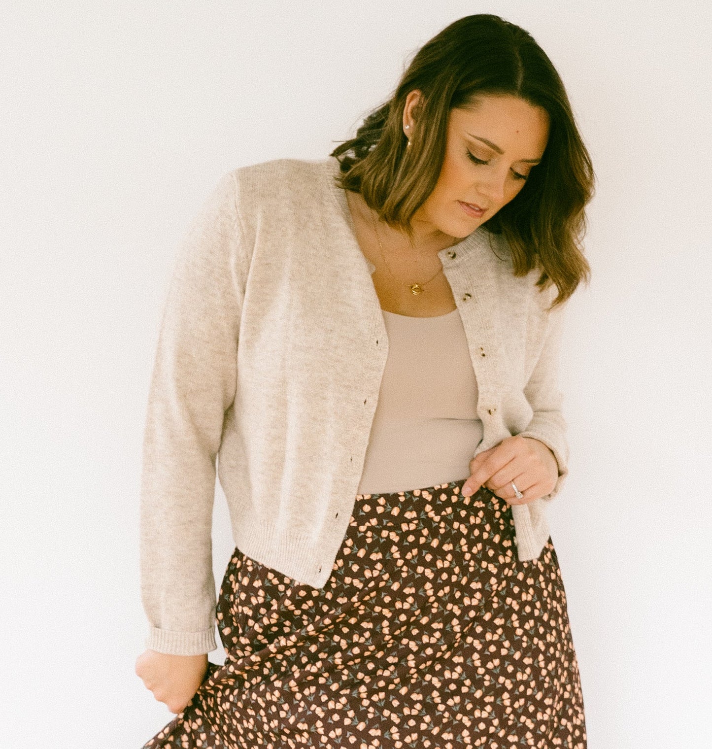 The Maren Corduroy Midi Skirt