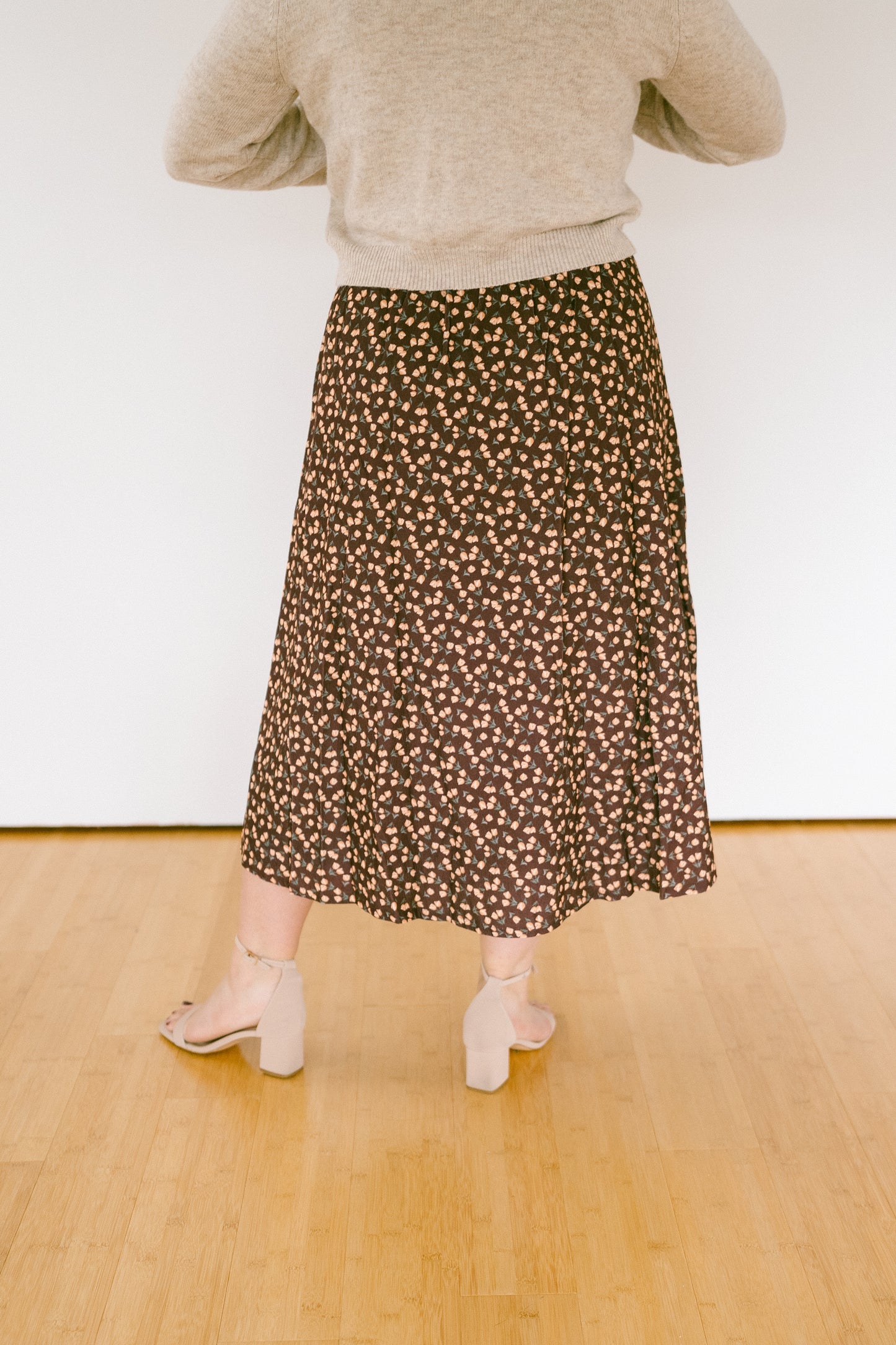 The Maren Corduroy Midi Skirt