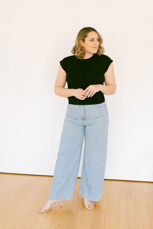 Z SUPPLY - Mia Loose Wide Leg Denim