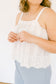 Eyelet Cami Tank