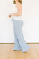 Textured Wide Leg Pant