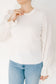 Round Neck Balloon Sleeve Knit Top