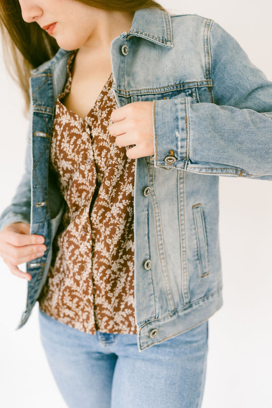 Fancy You Classic Denim Jean Jacket