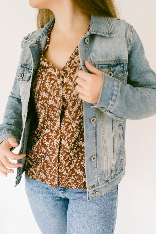 Fancy You Classic Denim Jean Jacket