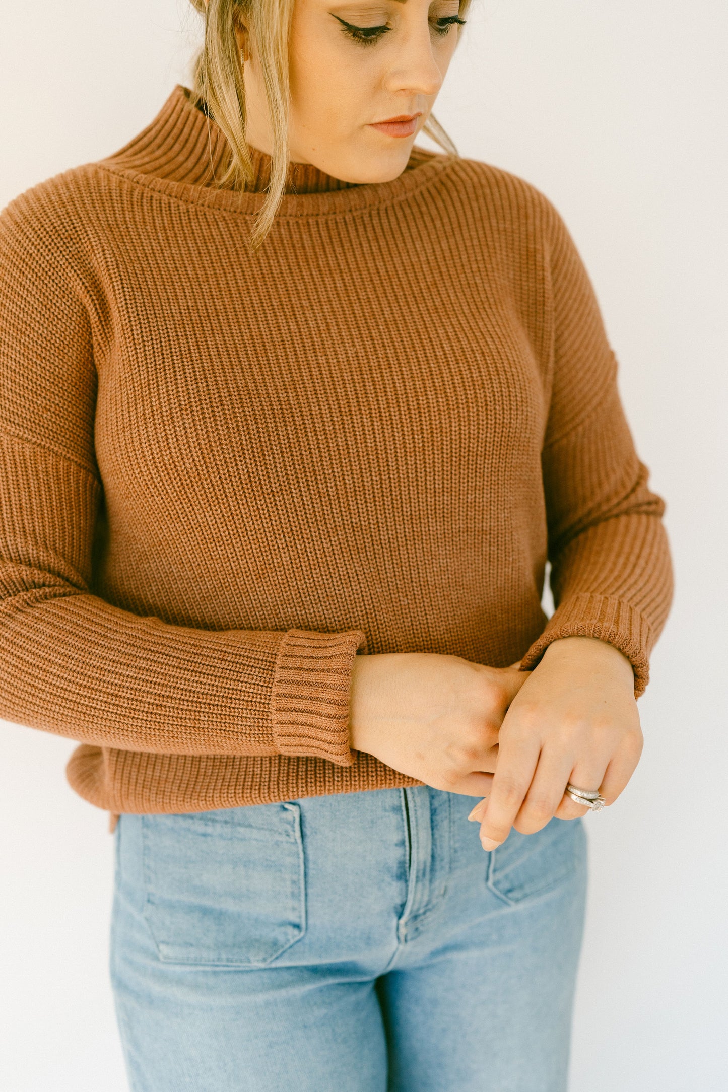 Sepia Turtleneck Sweater