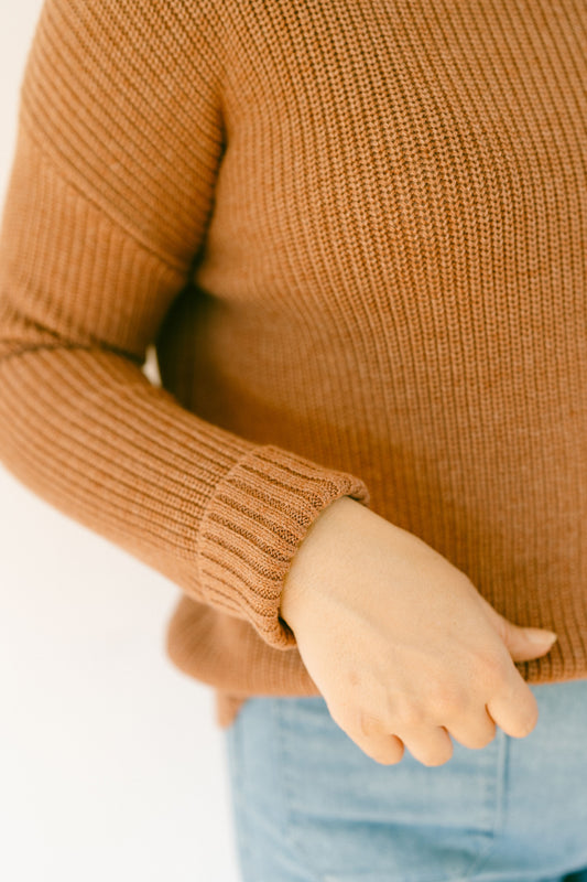 Sepia Turtleneck Sweater