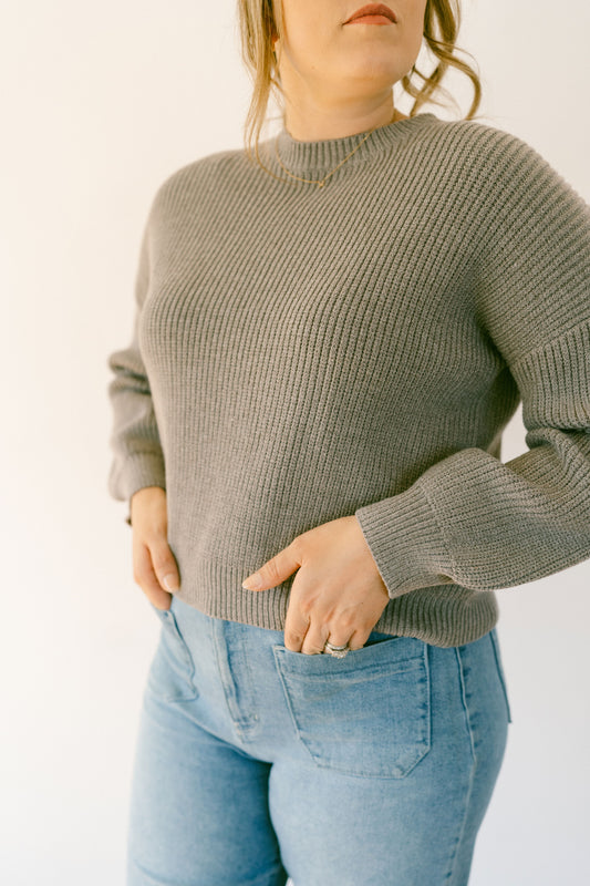 Silver Cozy Knit