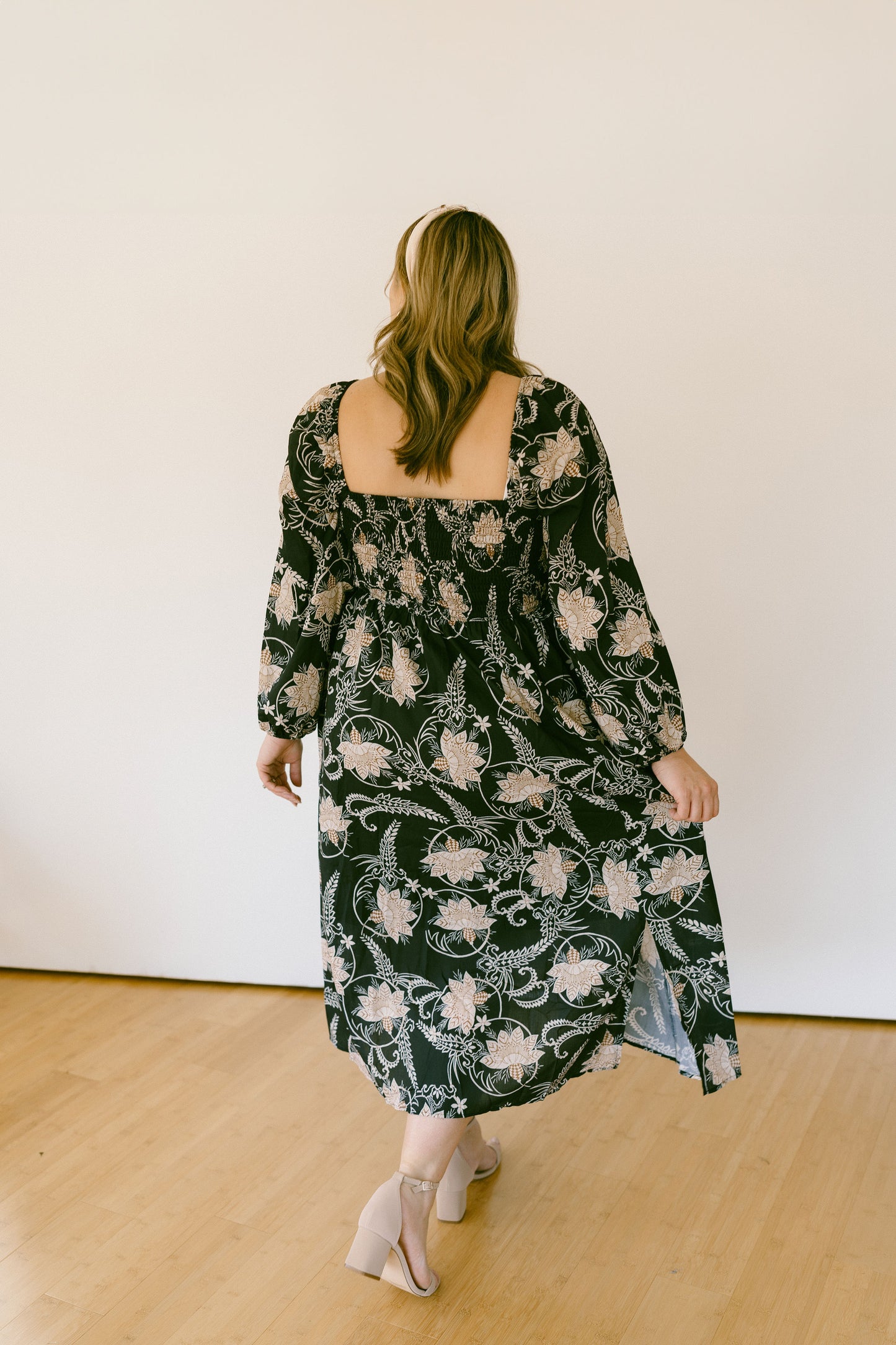 Autumn Thissle Midi Dress