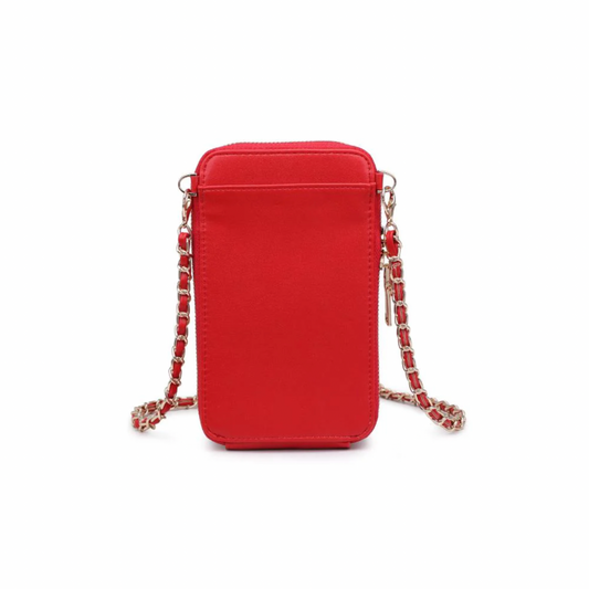 Red Quilted Convertible Crossbody