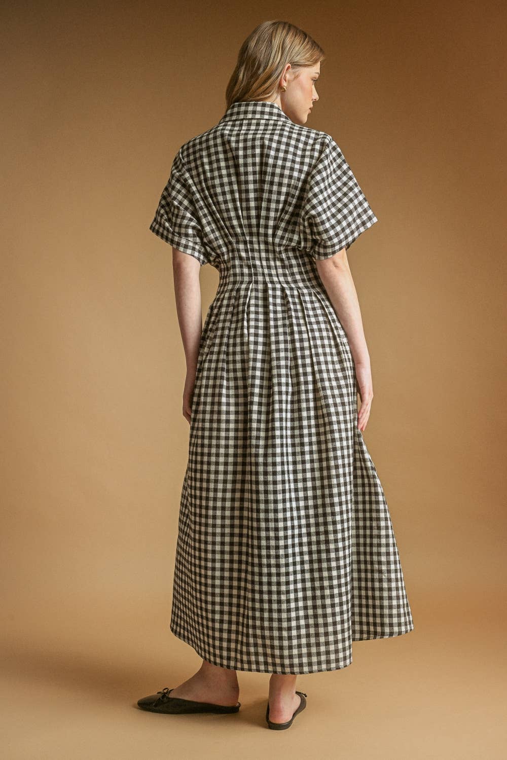 The Hadley Gingham Shirt Dress