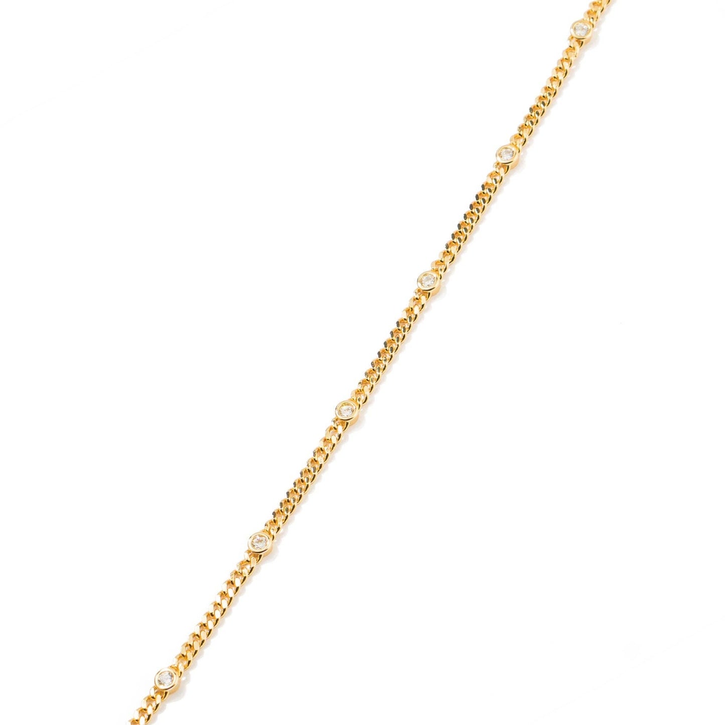 Gold Dainty CZ Choker