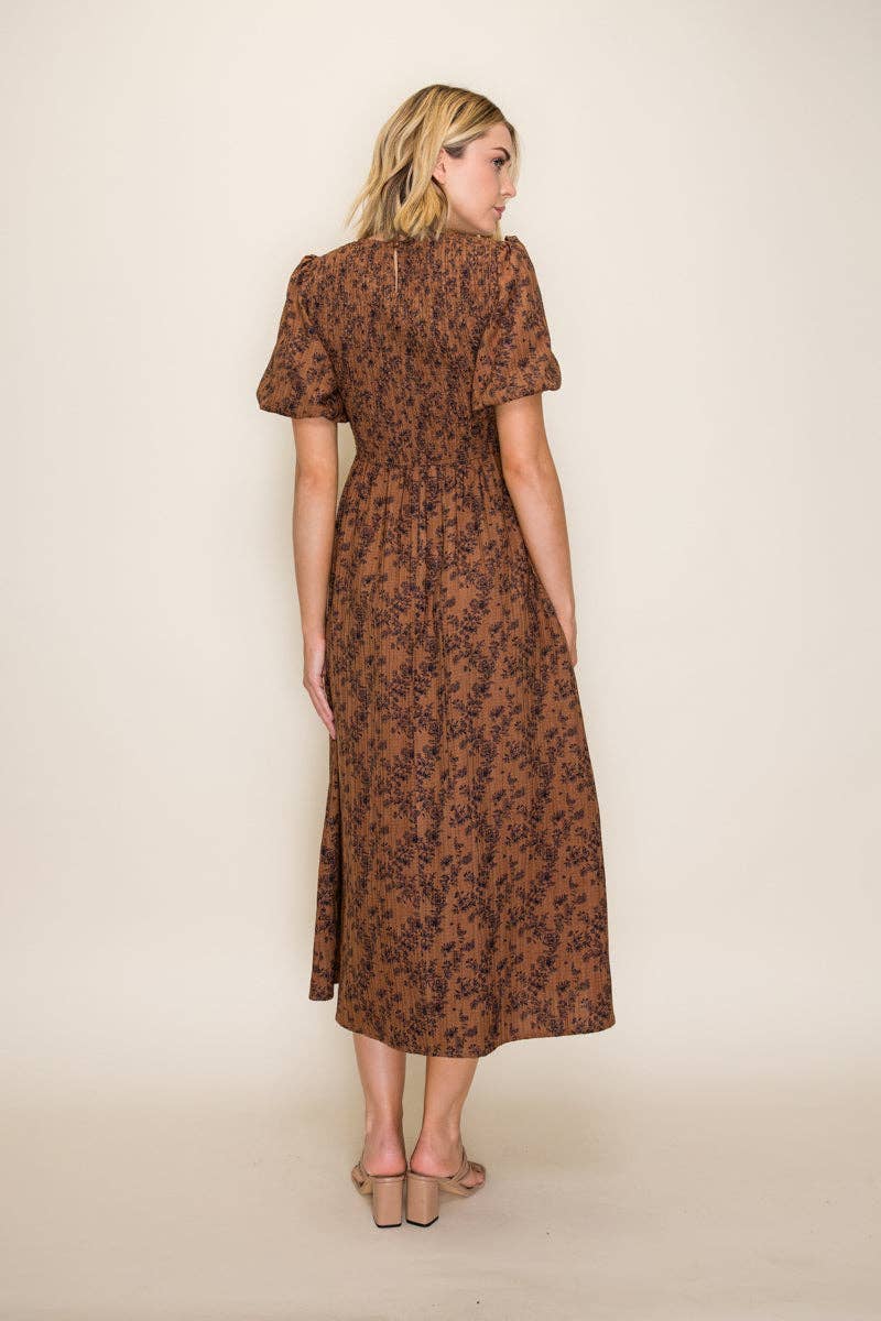 The Elowen Floral Midi Dress