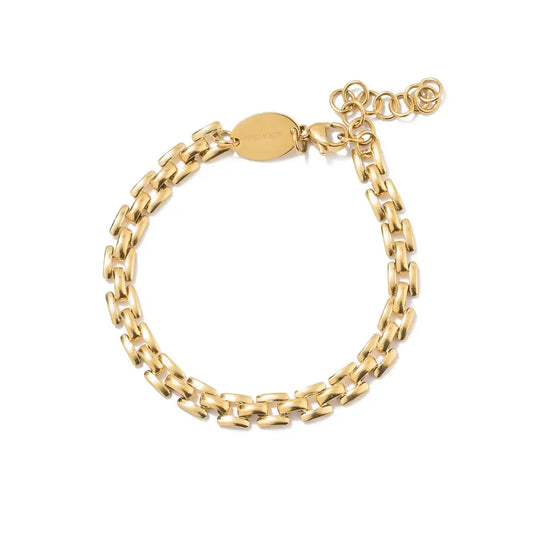 Brenda Grands Jewelry - Thin Squared Chain Bracelet