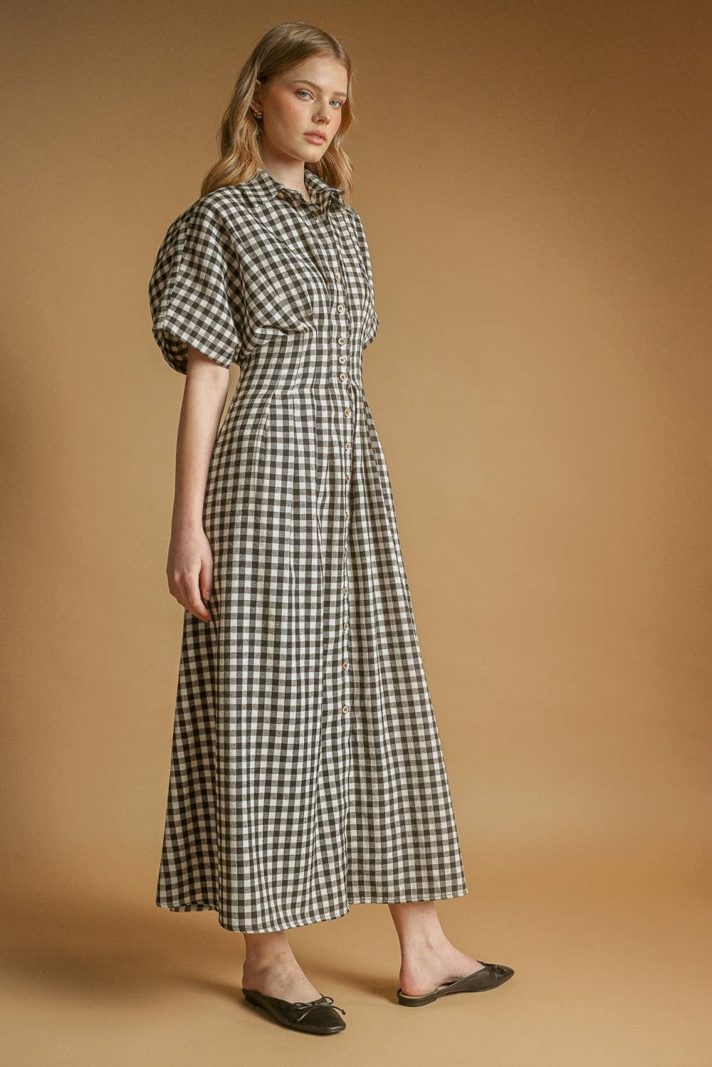 The Hadley Gingham Shirt Dress
