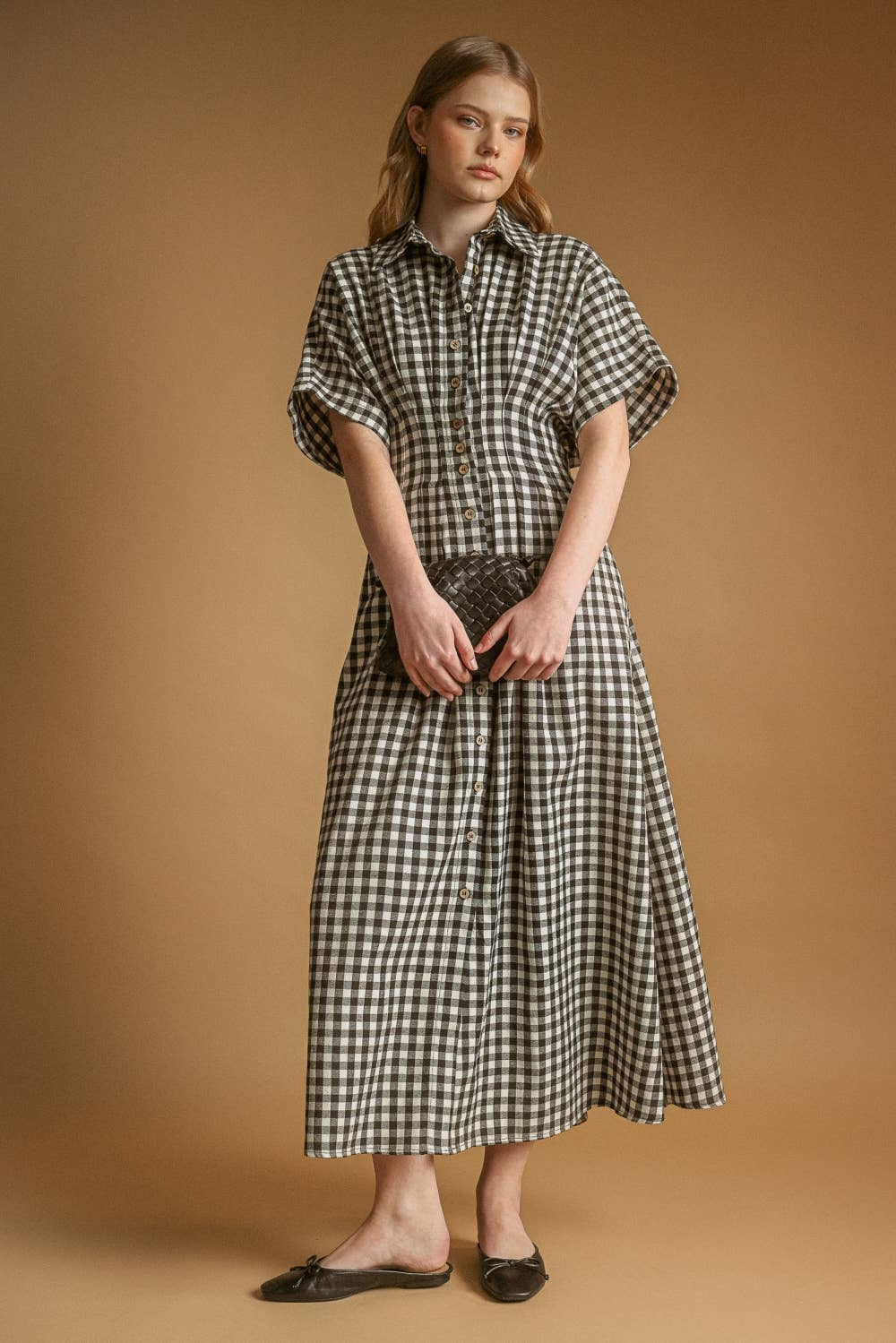 The Hadley Gingham Shirt Dress