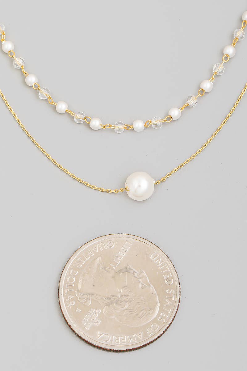 Ethereal Pearl Pendant Necklace