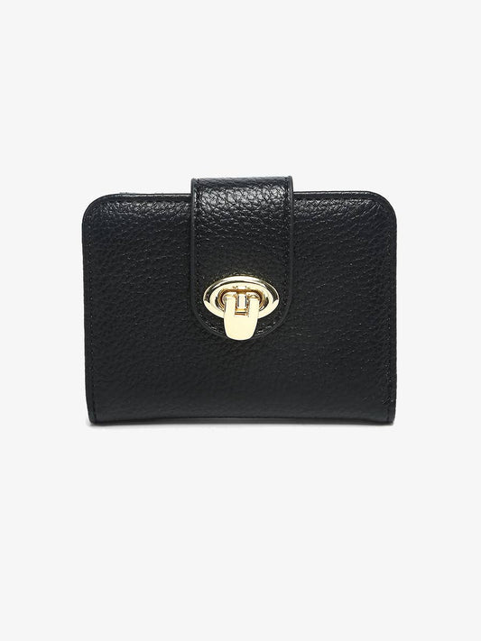 Black Twist Lock Wallet