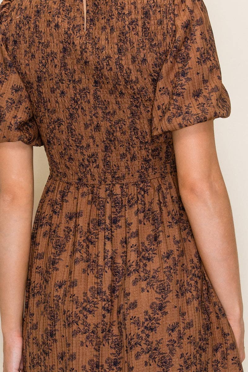 The Elowen Floral Midi Dress