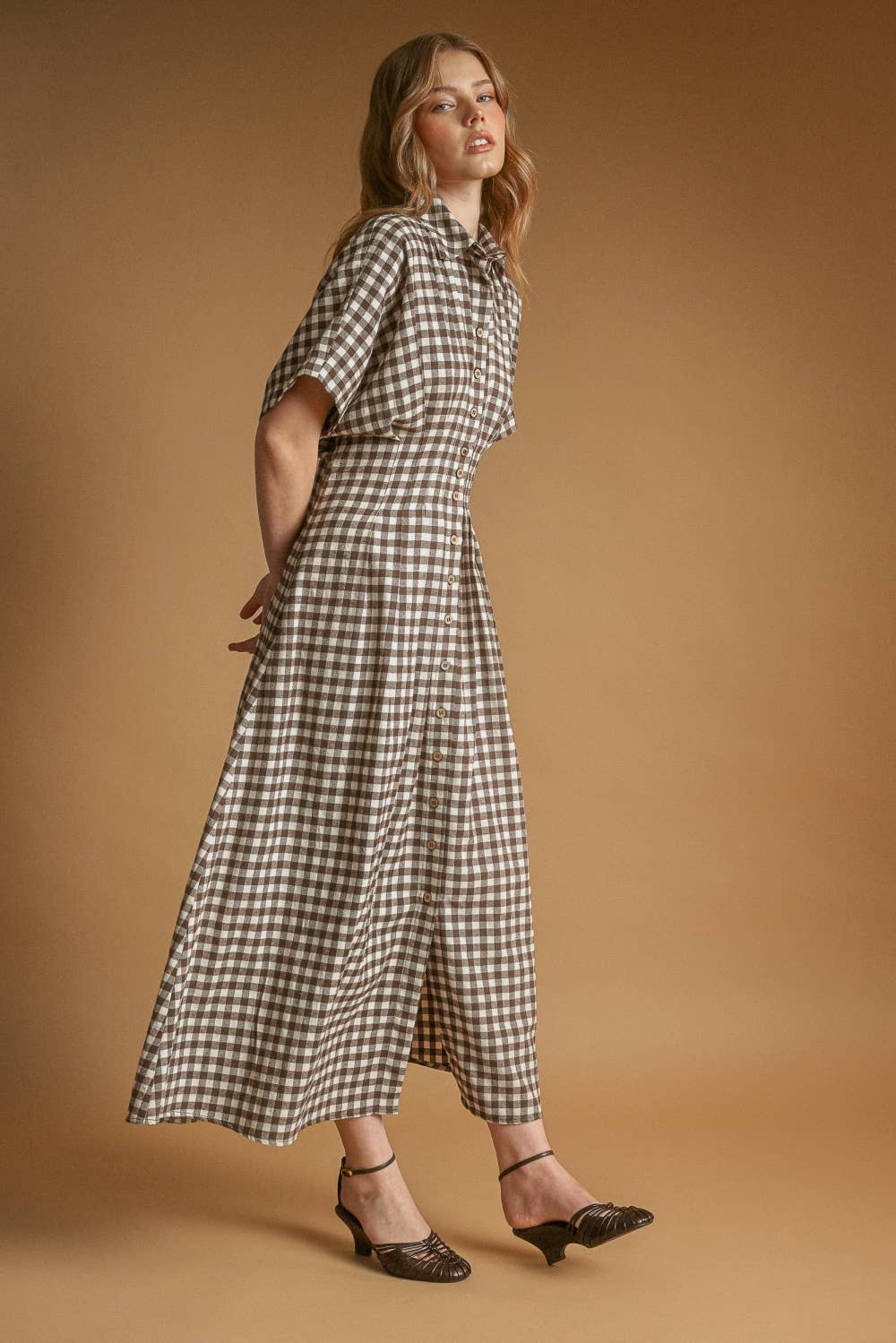 The Hadley Gingham Shirt Dress