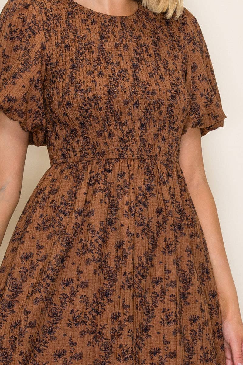 The Elowen Floral Midi Dress