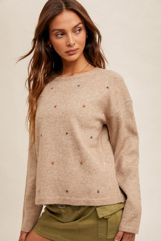 Dotted Delight Sweater Pullover