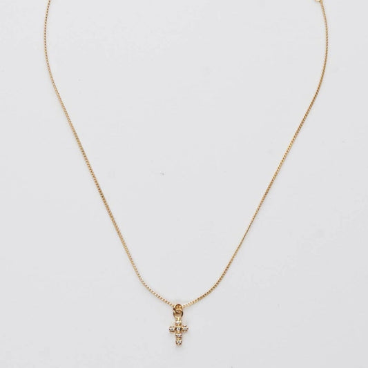 Shiny Cross Necklace