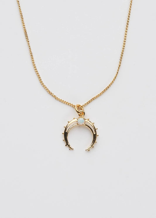 The Opal Moon Necklace