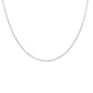 Dainty Herringbone Necklace Silver